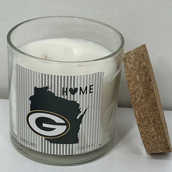 Home Other - Green Bay Packers Candle Amber Musk 12.5 Oz 2 Wick Scented
